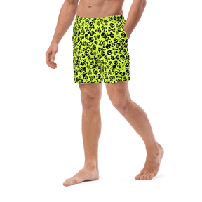 Lime Bones Swim Trunks - Goth Cloth Co.1320085_14636