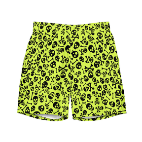 Lime Bones Swim Trunks - Goth Cloth Co.1320085_14636