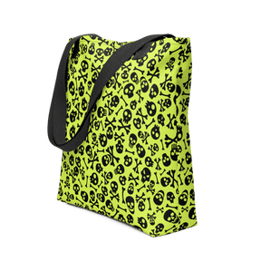 Lime Bones Tote bag - Goth Cloth Co.2327052_4533