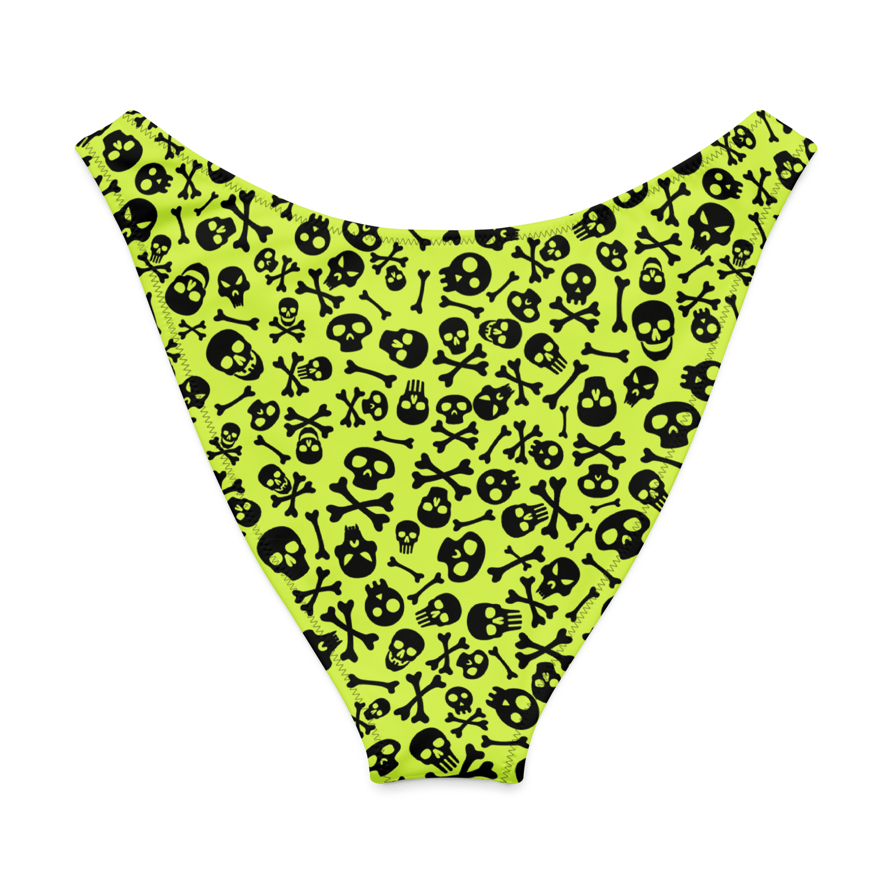 Lime Bones V - Cut Bikini Bottom - Goth Cloth Co.3457573_22693