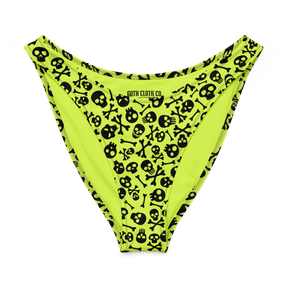 Lime Bones V - Cut Bikini Bottom - Goth Cloth Co.3457573_22693