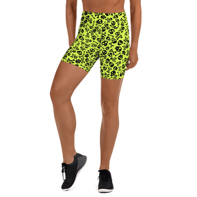 Lime Bones Yoga Shorts - Goth Cloth Co.2298704_9079