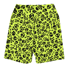 Lime Bones Yoga Shorts - Goth Cloth Co.2298704_9079