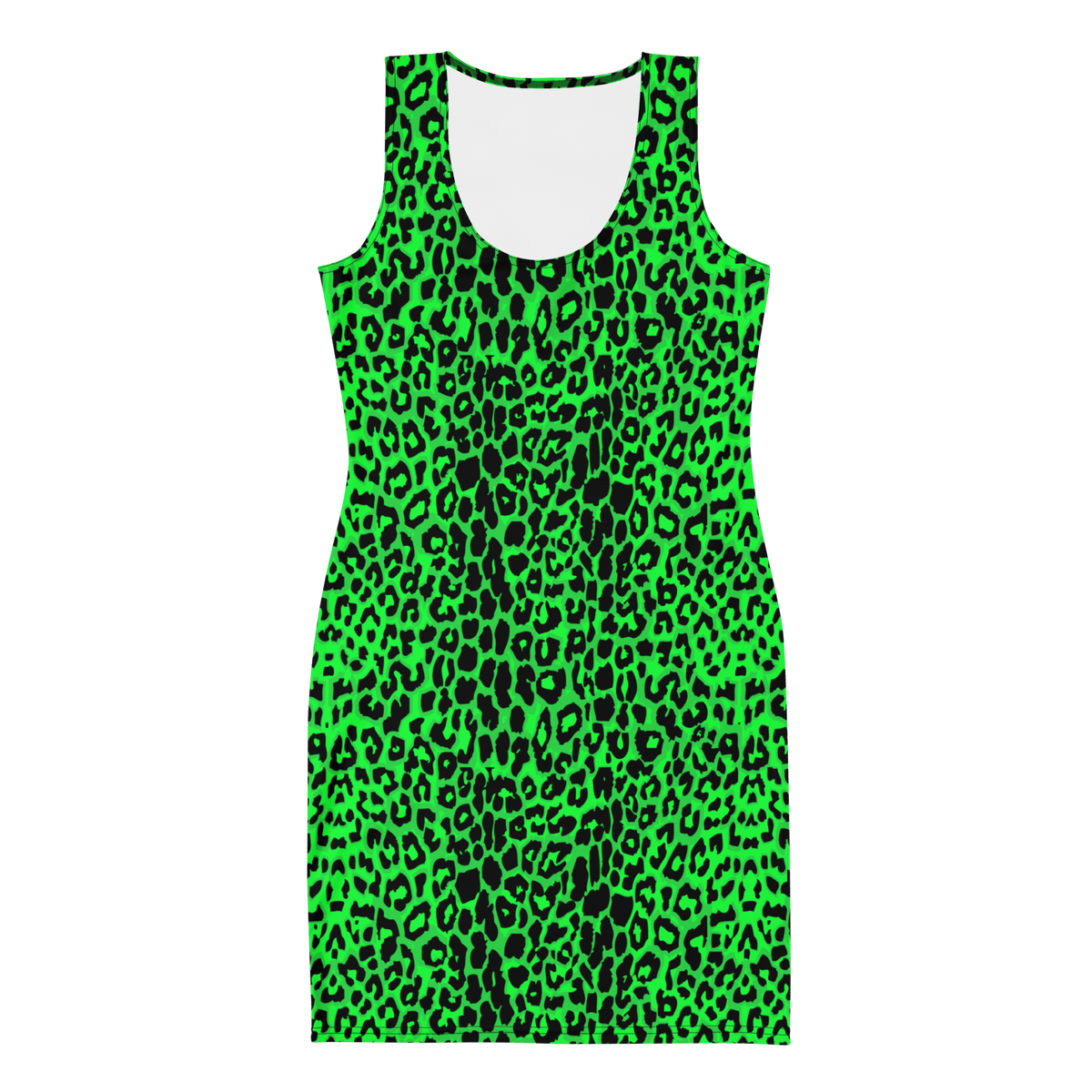 Lime Leopard Bodycon Dress - Goth Cloth Co.7166551_7788