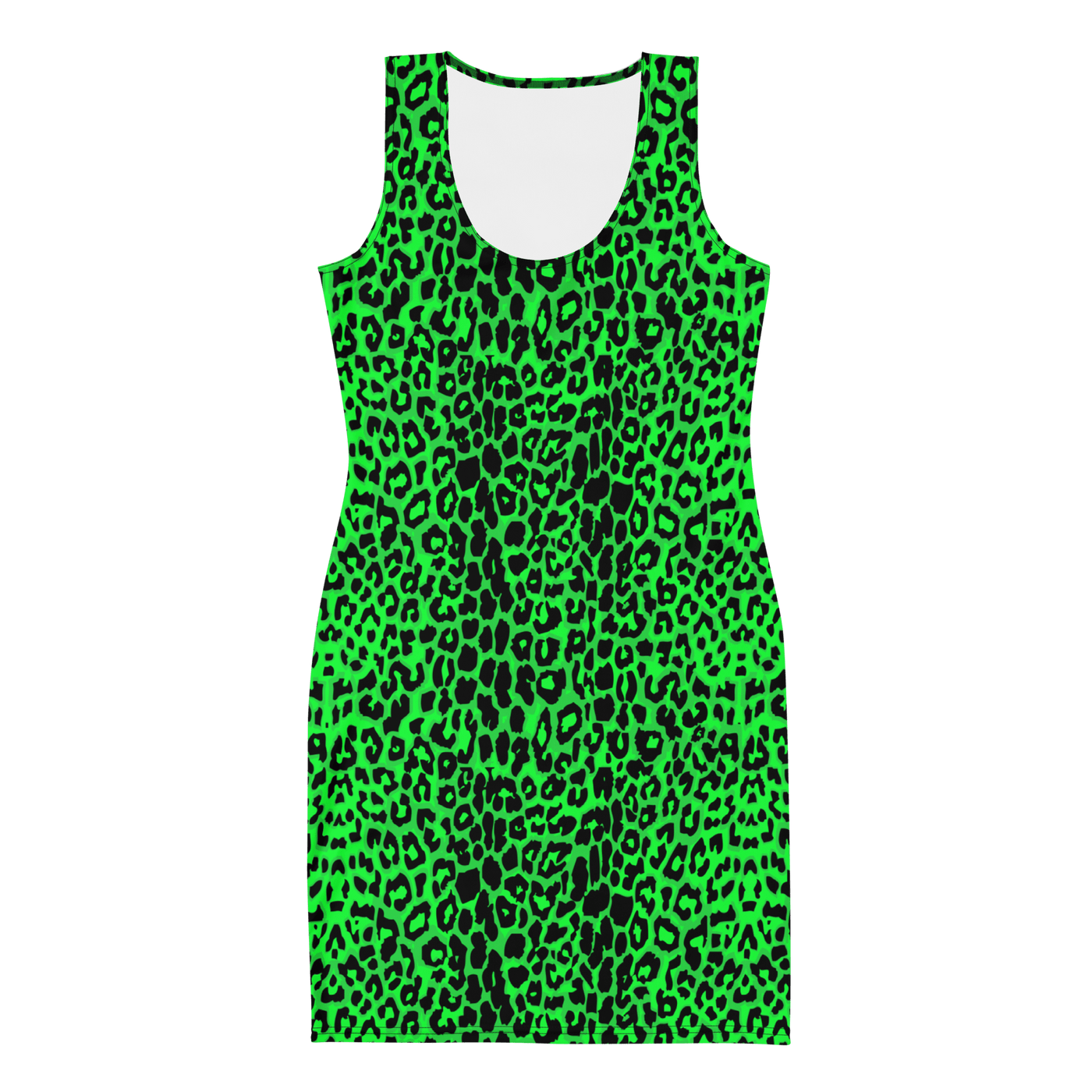Lime Leopard Bodycon Dress - Goth Cloth Co.7166551_7788