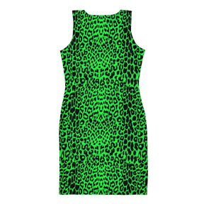 Lime Leopard Bodycon Dress - Goth Cloth Co.7166551_7788
