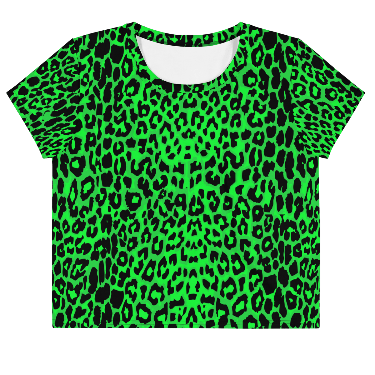 Lime Leopard Crop Top - Goth Cloth Co.4085626_9340