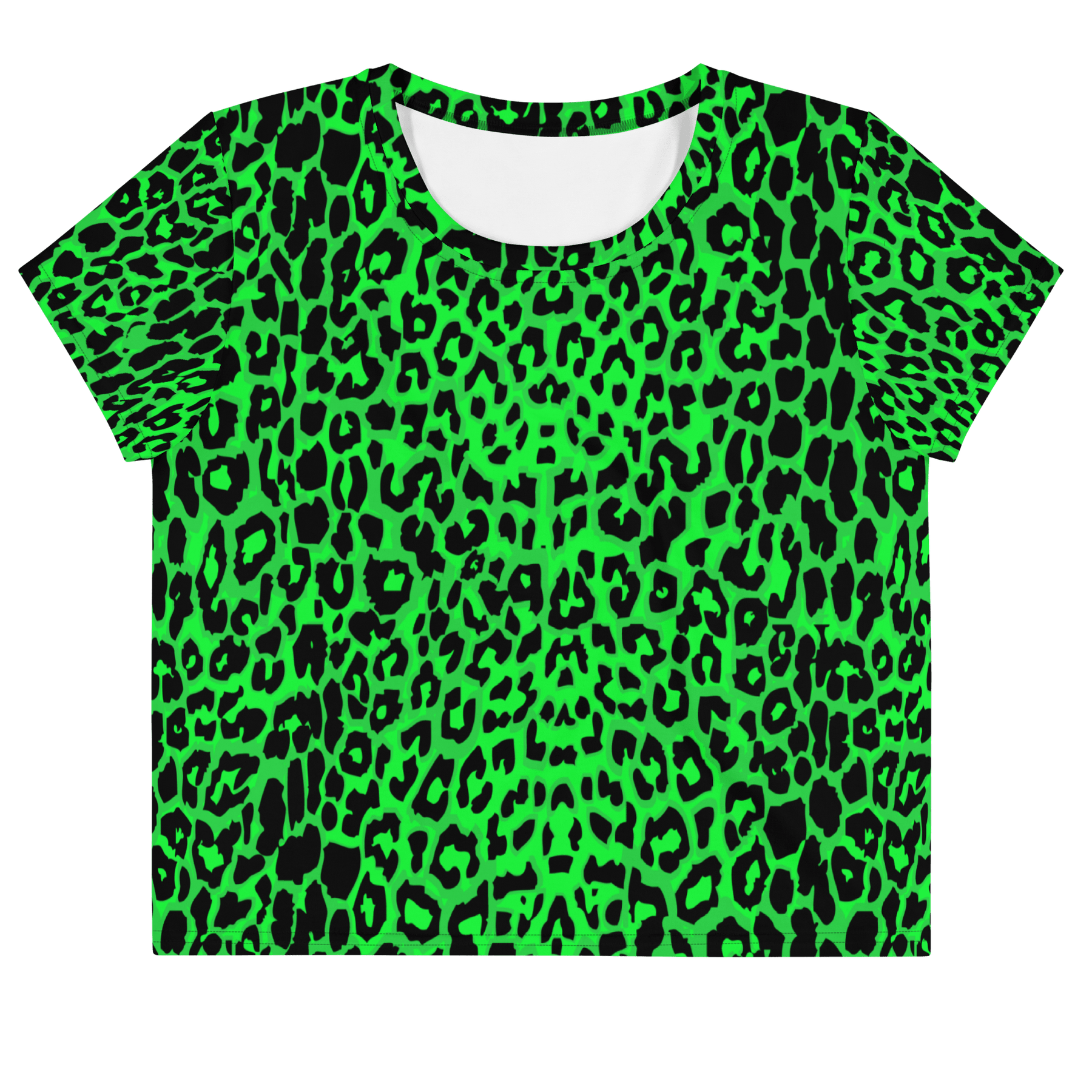 Lime Leopard Crop Top - Goth Cloth Co.4085626_9340