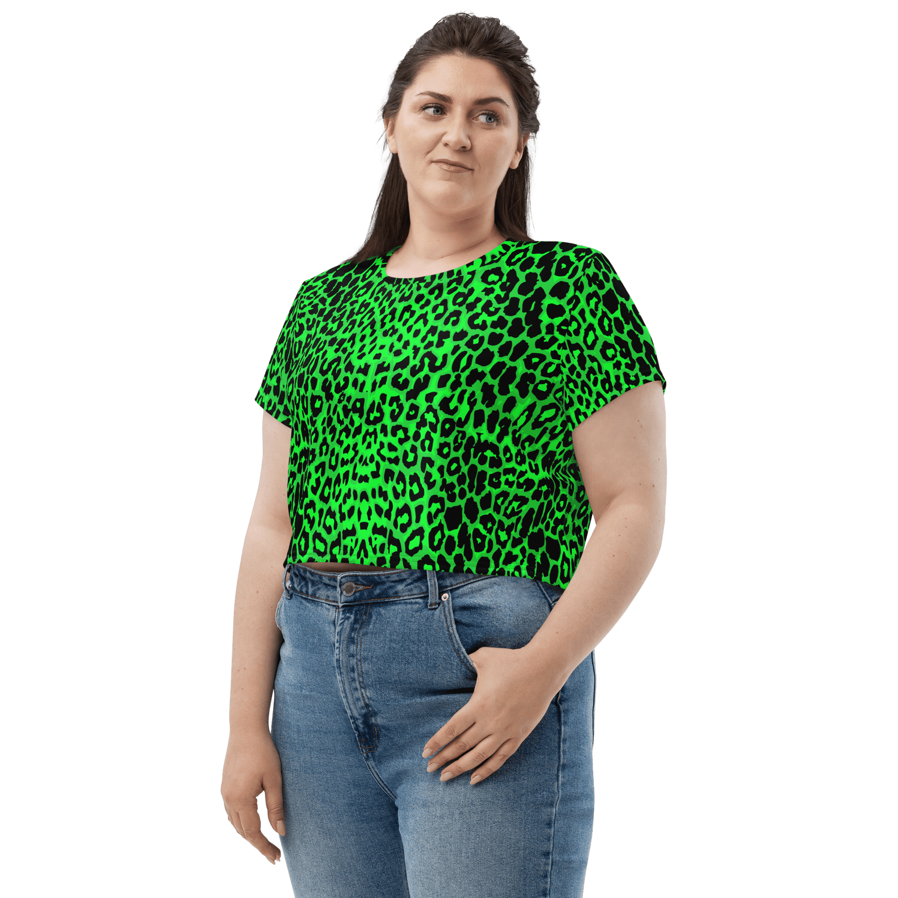 Lime Leopard Crop Top - Goth Cloth Co.4085626_9340