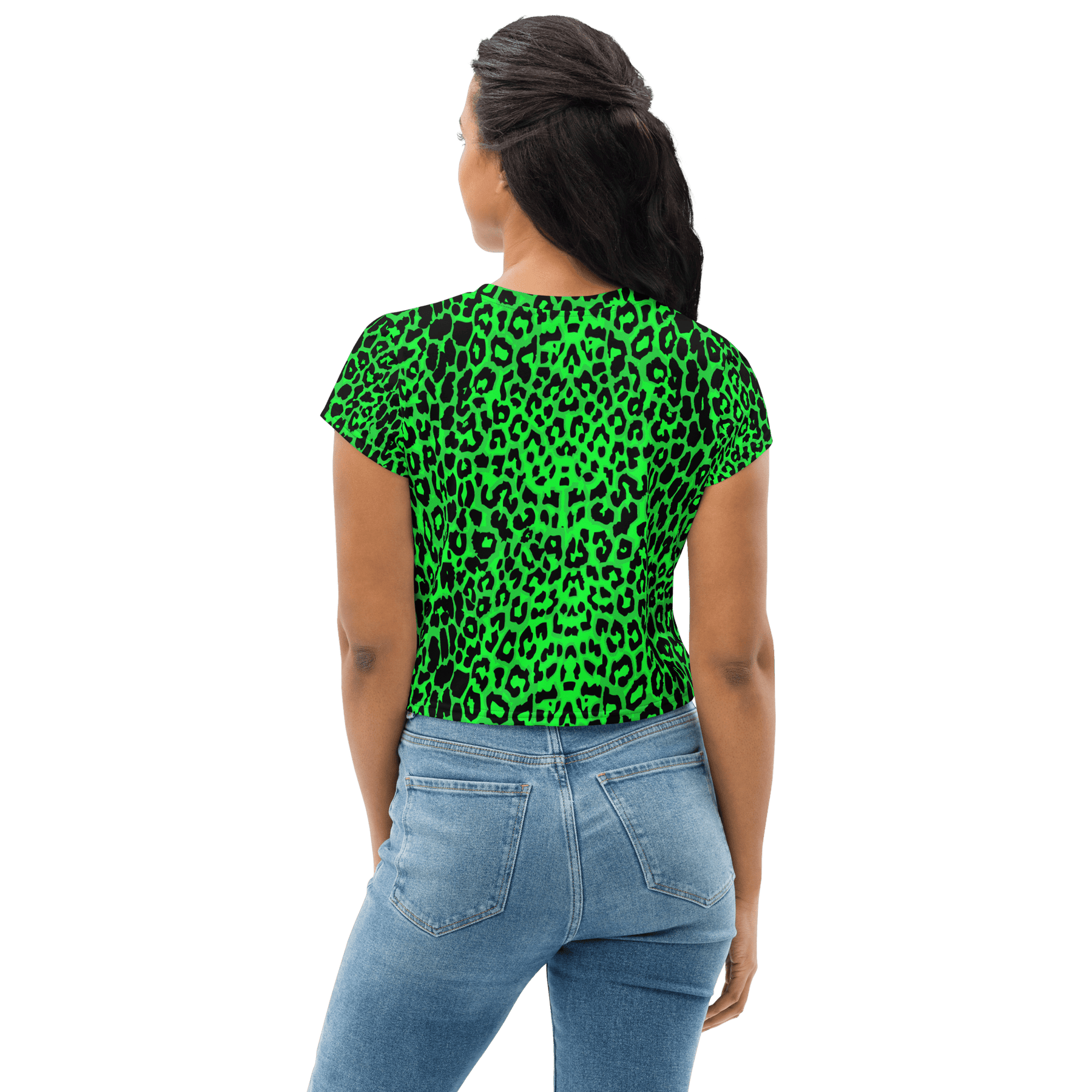 Lime Leopard Crop Top - Goth Cloth Co.4085626_9340