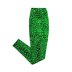 Lime Leopard Crossover Leggings with Pockets - Goth Cloth Co.3399478_14137