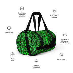 Lime Leopard Duffle Bag - Goth Cloth Co.gymwear3933216_15155