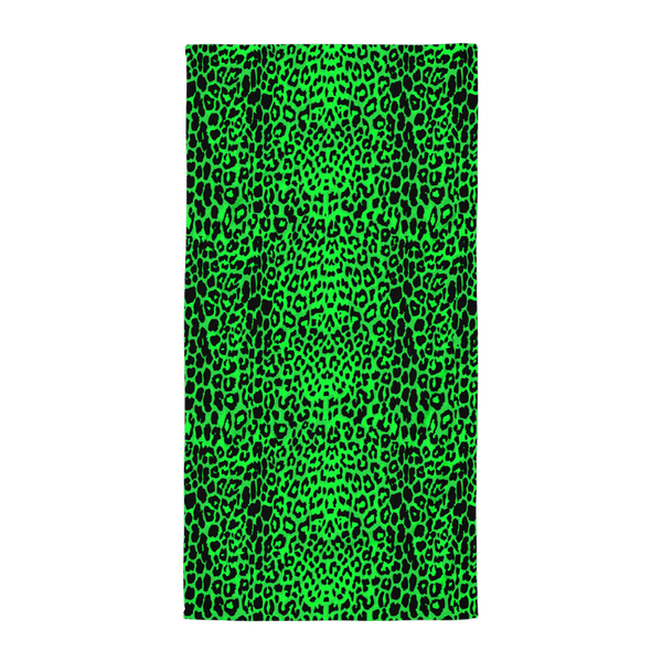 Lime Leopard Towel - Goth Cloth Co.5453100_8874