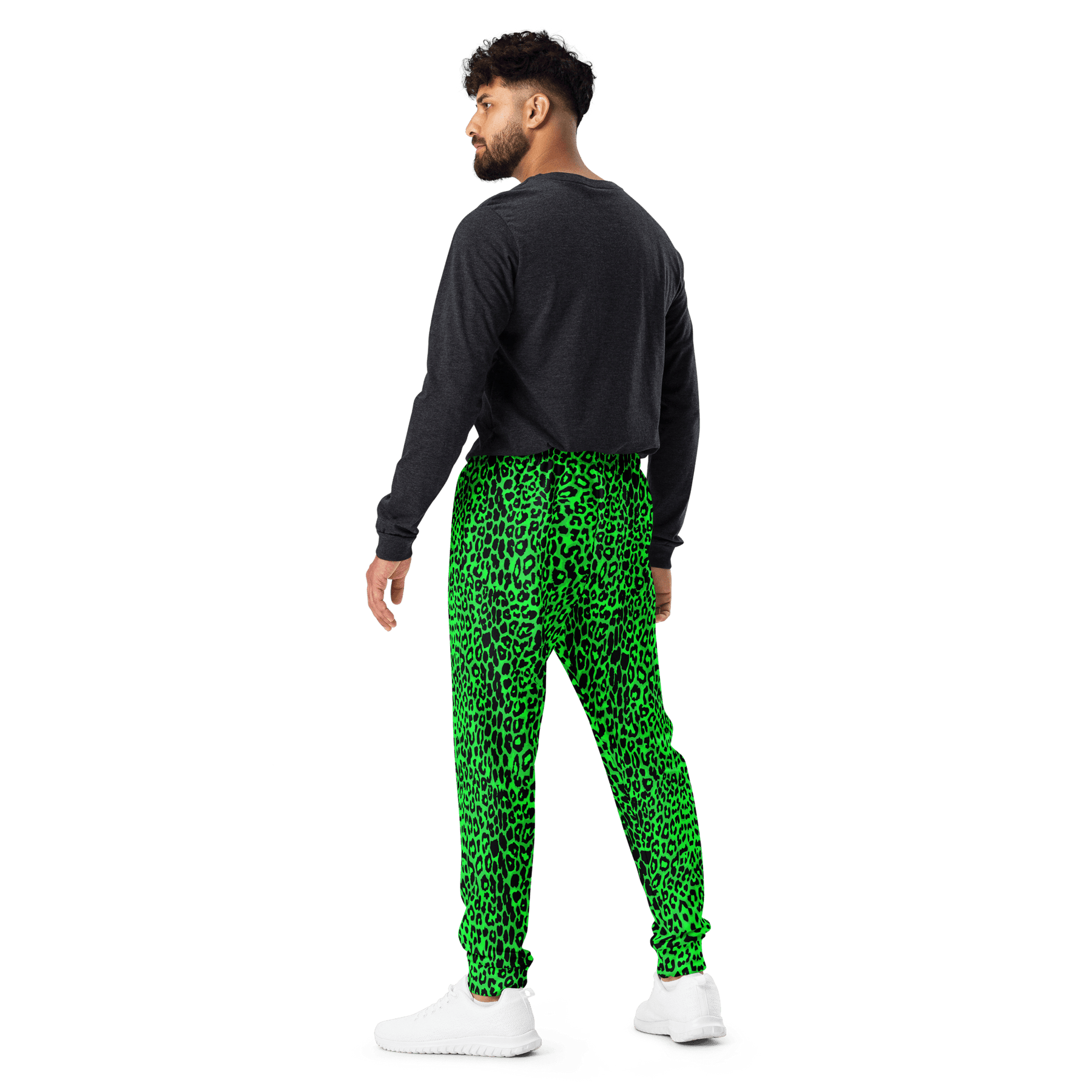 Lime Leopard Unisex Joggers - Goth Cloth Co.6360035_11033