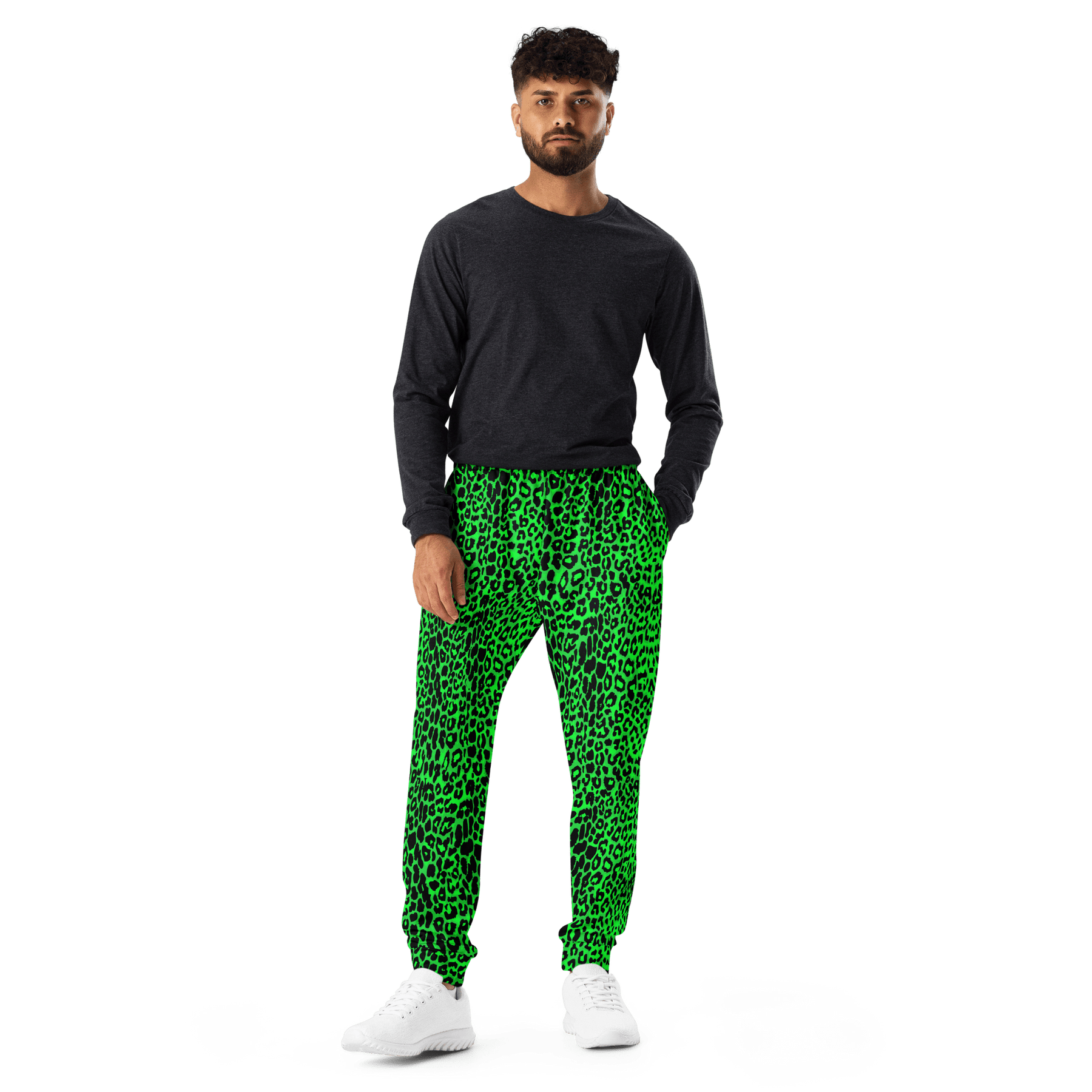 Lime Leopard Unisex Joggers - Goth Cloth Co.6360035_11033