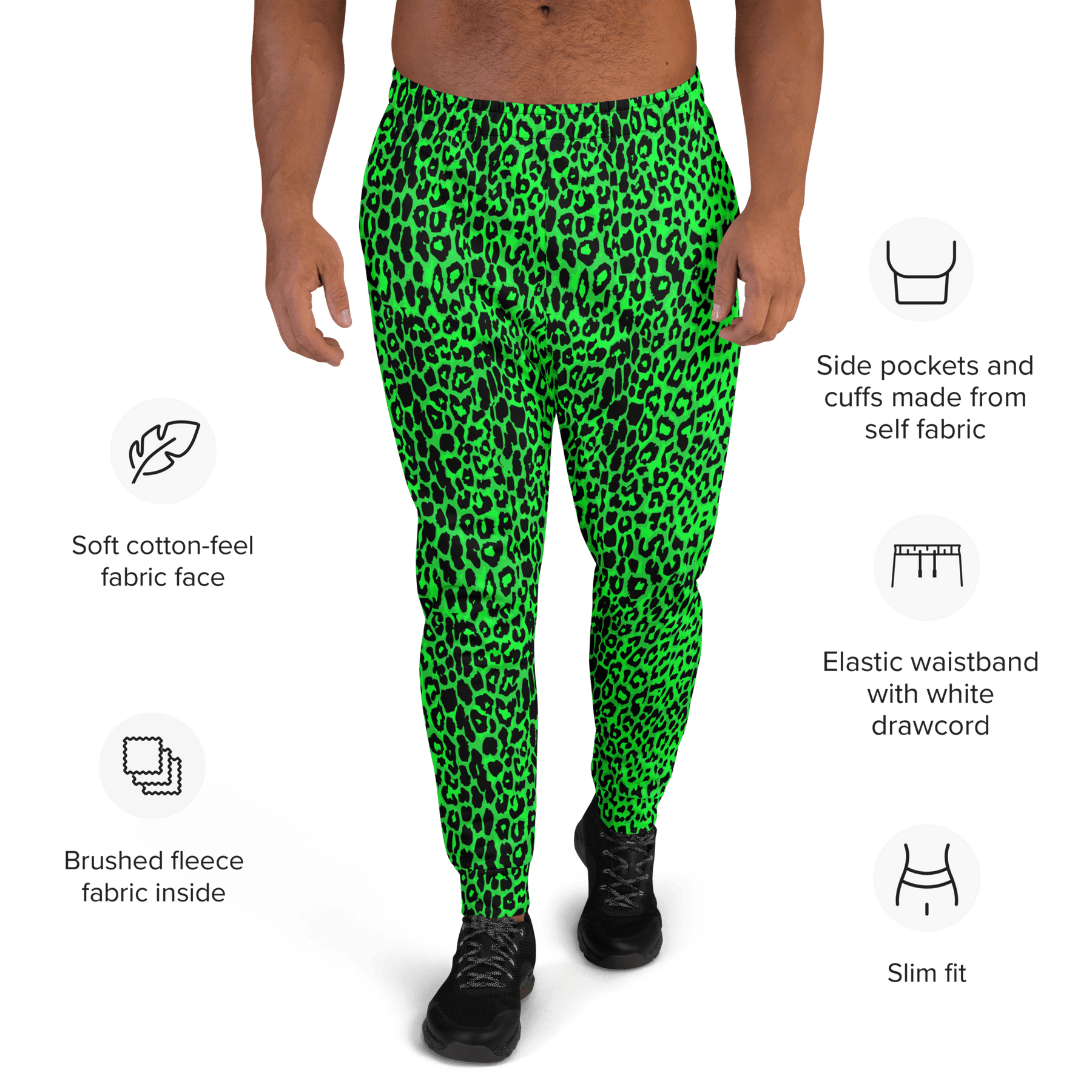 Lime Leopard Unisex Joggers - Goth Cloth Co.6360035_11033