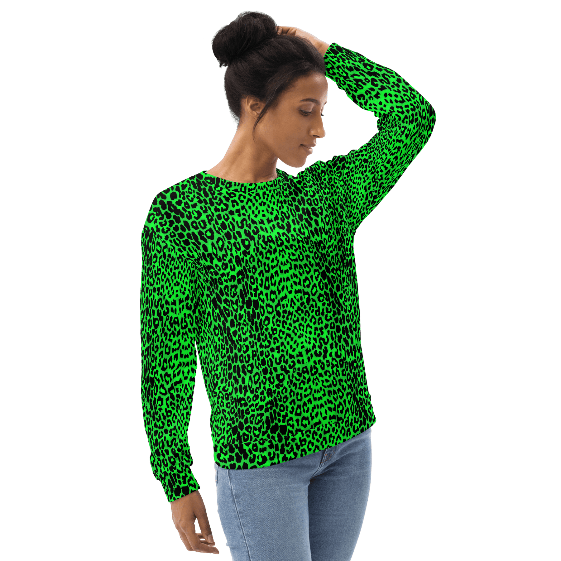 Lime Leopard Unisex Sweatshirt - Goth Cloth Co.9960237_19769