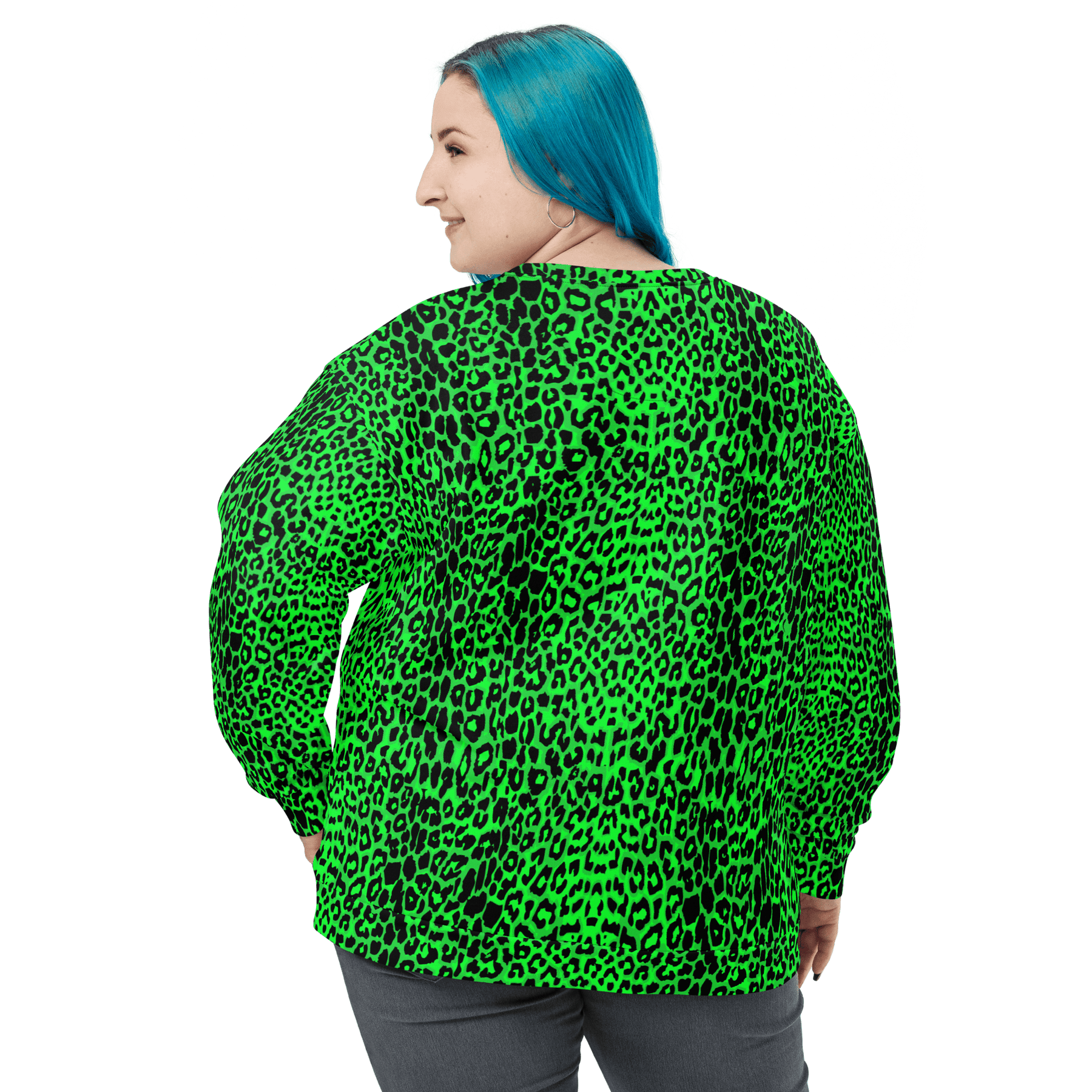 Lime Leopard Unisex Sweatshirt - Goth Cloth Co.9960237_19769