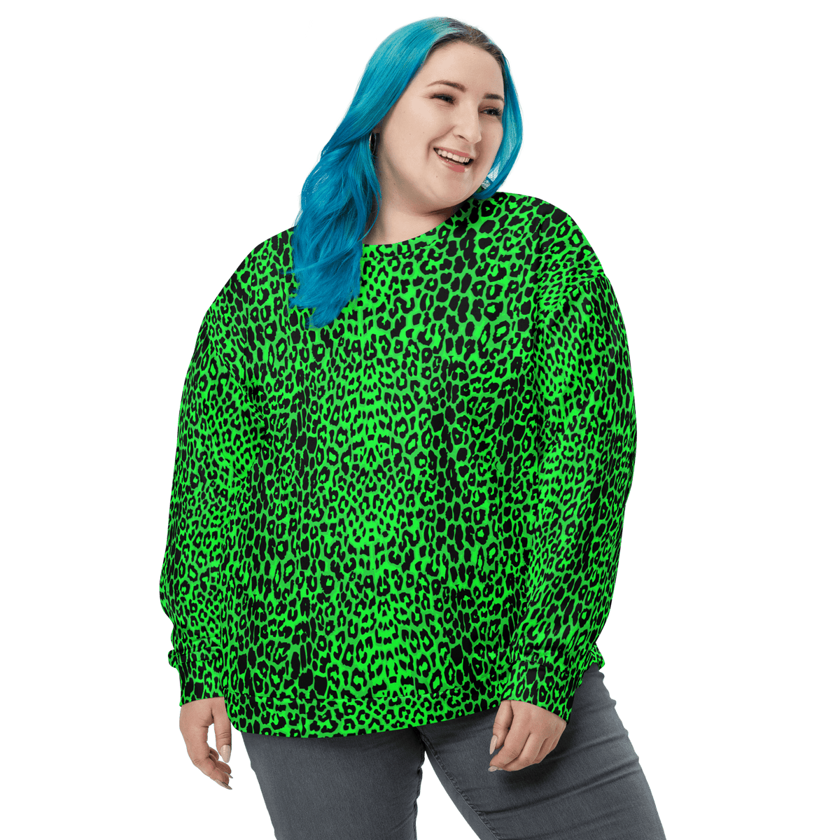 Lime Leopard Unisex Sweatshirt - Goth Cloth Co.9960237_19769