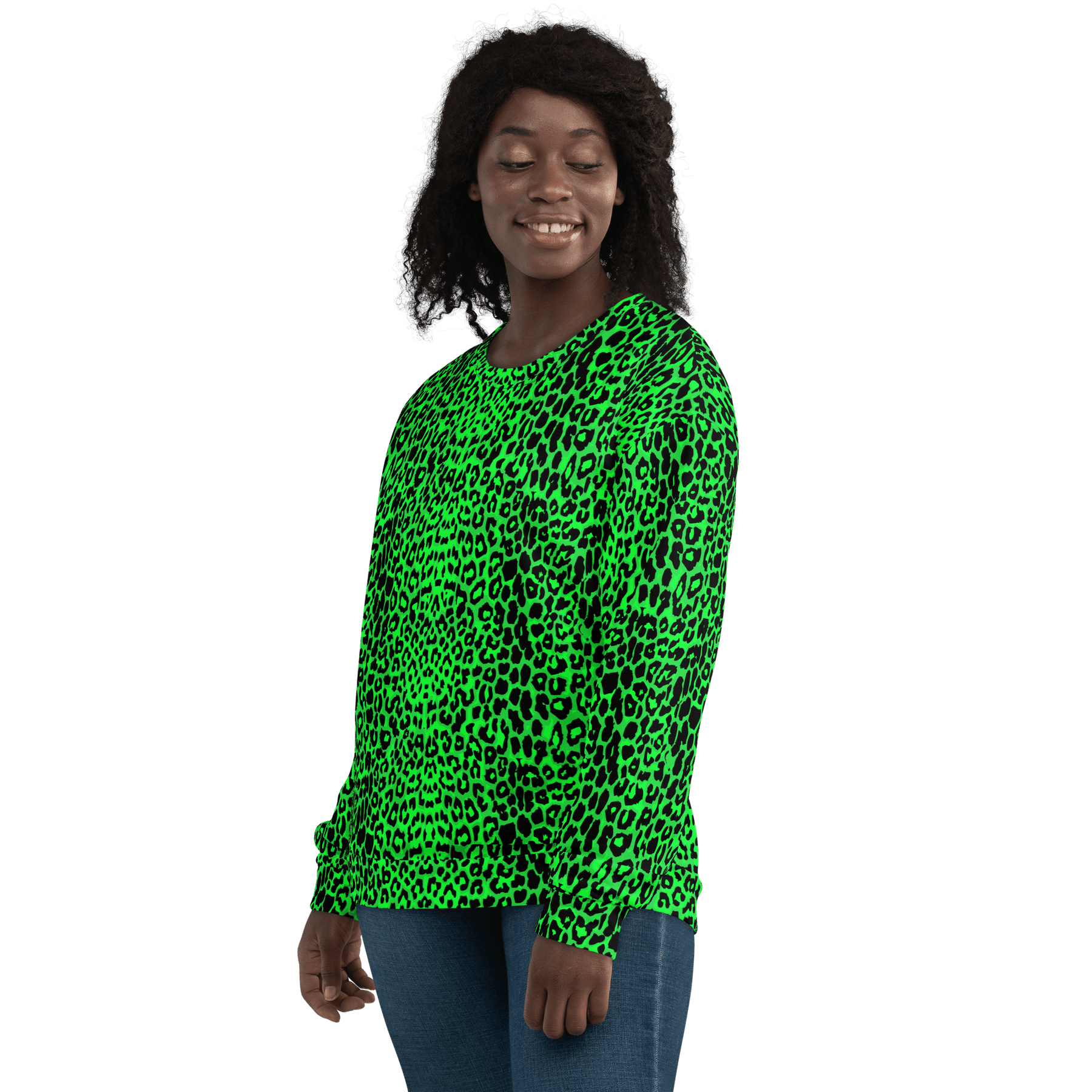 Lime Leopard Unisex Sweatshirt - Goth Cloth Co.9960237_19769