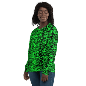 Lime Leopard Unisex Sweatshirt - Goth Cloth Co.9960237_19769