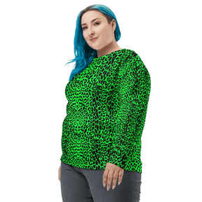 Lime Leopard Unisex Sweatshirt - Goth Cloth Co.9960237_19769