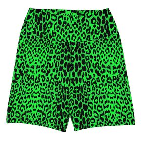 Lime Leopard Yoga Shorts - Goth Cloth Co.6979187_9079