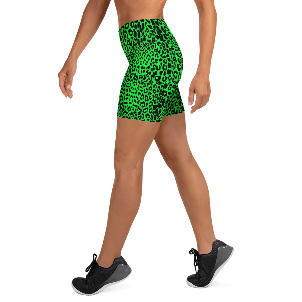 Lime Leopard Yoga Shorts - Goth Cloth Co.6979187_9079