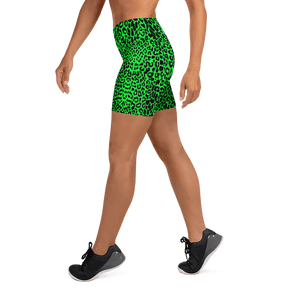 Lime Leopard Yoga Shorts - Goth Cloth Co.6979187_9079