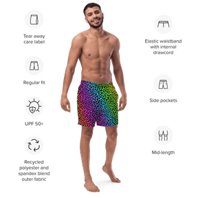 Lisa Freak Men's Lined Swim Trunks - Goth Cloth Co.2331065_14636