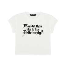 Live Deliciously Baby Tee - Goth Cloth Co.gymwear260924PODAA1119#001