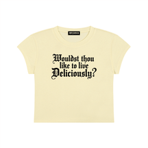 Live Deliciously Baby Tee - Goth Cloth Co.gymwear260924PODAA1119#016