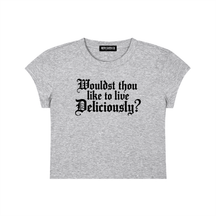 Live Deliciously Baby Tee - Goth Cloth Co.gymwear260924PODAA1119#026