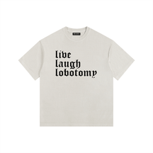 Live Laugh Lobotomy Vintage Washed Cotton T-Shirt - Goth Cloth Co.gymwear260813PODPQ0736001