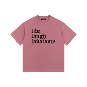 Live Laugh Lobotomy Vintage Washed Cotton T-Shirt - Goth Cloth Co.gymwear260813PODPQ0736033