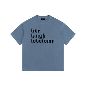 Live Laugh Lobotomy Vintage Washed Cotton T-Shirt - Goth Cloth Co.gymwear260813PODPQ0736041