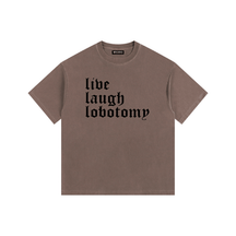 Live Laugh Lobotomy Vintage Washed Cotton T-Shirt - Goth Cloth Co.gymwear260813PODPQ0736049
