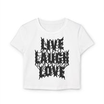 Live Laugh Love Metal Baby Tee - Goth Cloth Co.T-Shirt91254633944448543209