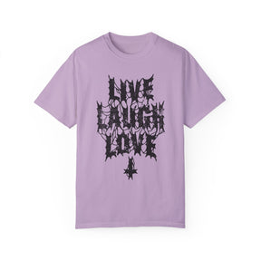 Live Laugh Love Metal Comfy Tee - Goth Cloth Co.T-Shirt18800801165135459934