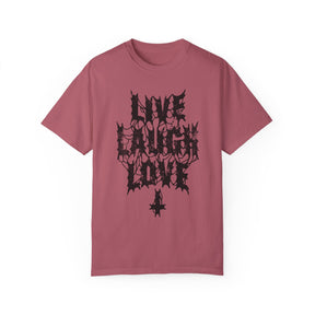 Live Laugh Love Metal Comfy Tee - Goth Cloth Co.T-Shirt21233268253481556575