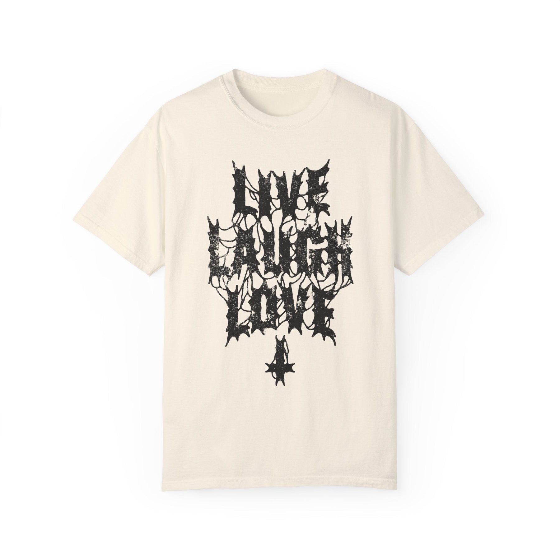 Live Laugh Love Metal Comfy Tee - Goth Cloth Co.T-Shirt22049274281572220203