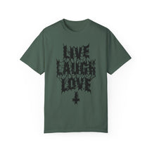 Live Laugh Love Metal Comfy Tee - Goth Cloth Co.T-Shirt24566477275927360800