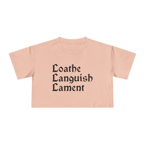 Loathe Languish Lament Crop Top - Goth Cloth Co.T-Shirt23513215283485718225
