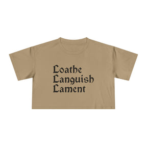 Loathe Languish Lament Crop Top - Goth Cloth Co.T-Shirt23513215283485718225