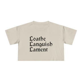 Loathe Languish Lament Crop Top - Goth Cloth Co.T-Shirt88423509749248872691