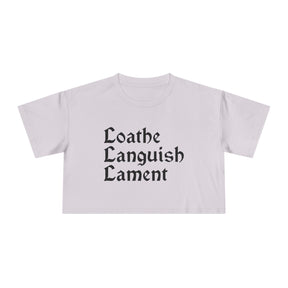 Loathe Languish Lament Crop Top - Goth Cloth Co.T-Shirt93378064429031392414