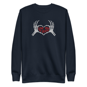 Love You To Death Embroidered Sweatshirt - Goth Cloth Co.Sweatshirt5767905_13252