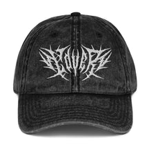 Lover Metal Font Acid Wash Dad Cap - Goth Cloth Co.4940280_9791