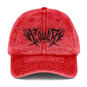 Lover Metal Font Acid Wash Dad Cap - Goth Cloth Co.7718844_16747