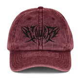 Lover Metal Font Acid Wash Dad Cap - Goth Cloth Co.7718844_9793